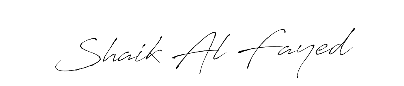 Create a beautiful signature design for name Shaik Al Fayed. With this signature (Antro_Vectra) fonts, you can make a handwritten signature for free. Shaik Al Fayed signature style 6 images and pictures png