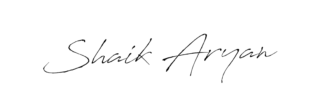 Also You can easily find your signature by using the search form. We will create Shaik Aryan name handwritten signature images for you free of cost using Antro_Vectra sign style. Shaik Aryan signature style 6 images and pictures png