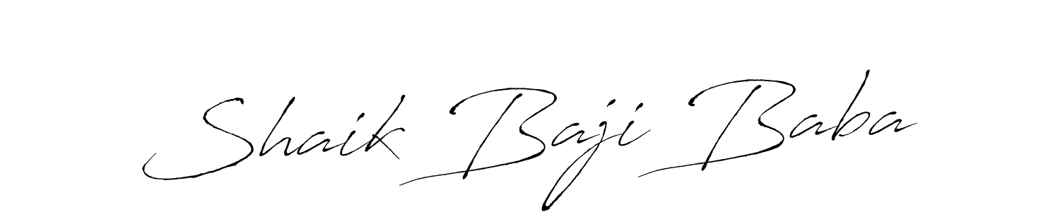 You should practise on your own different ways (Antro_Vectra) to write your name (Shaik Baji Baba) in signature. don't let someone else do it for you. Shaik Baji Baba signature style 6 images and pictures png