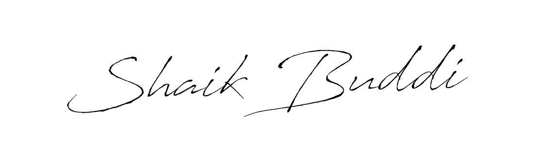 Shaik Buddi stylish signature style. Best Handwritten Sign (Antro_Vectra) for my name. Handwritten Signature Collection Ideas for my name Shaik Buddi. Shaik Buddi signature style 6 images and pictures png