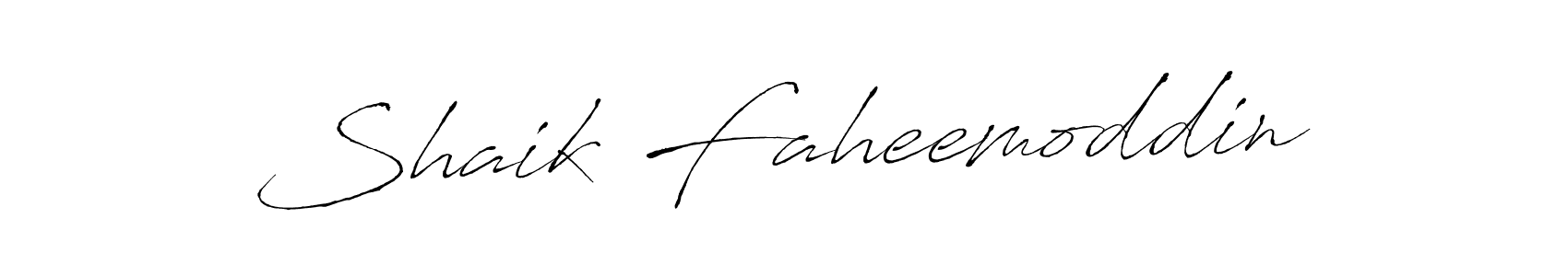 How to make Shaik Faheemoddin signature? Antro_Vectra is a professional autograph style. Create handwritten signature for Shaik Faheemoddin name. Shaik Faheemoddin signature style 6 images and pictures png