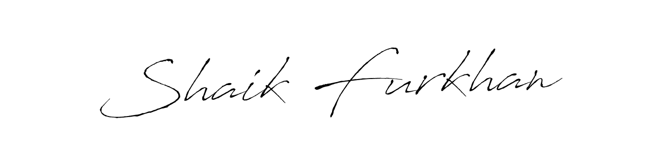 Use a signature maker to create a handwritten signature online. With this signature software, you can design (Antro_Vectra) your own signature for name Shaik Furkhan. Shaik Furkhan signature style 6 images and pictures png