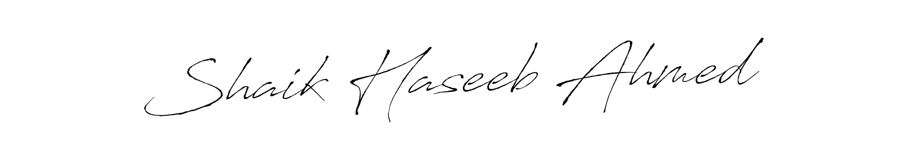 The best way (Antro_Vectra) to make a short signature is to pick only two or three words in your name. The name Shaik Haseeb Ahmed include a total of six letters. For converting this name. Shaik Haseeb Ahmed signature style 6 images and pictures png