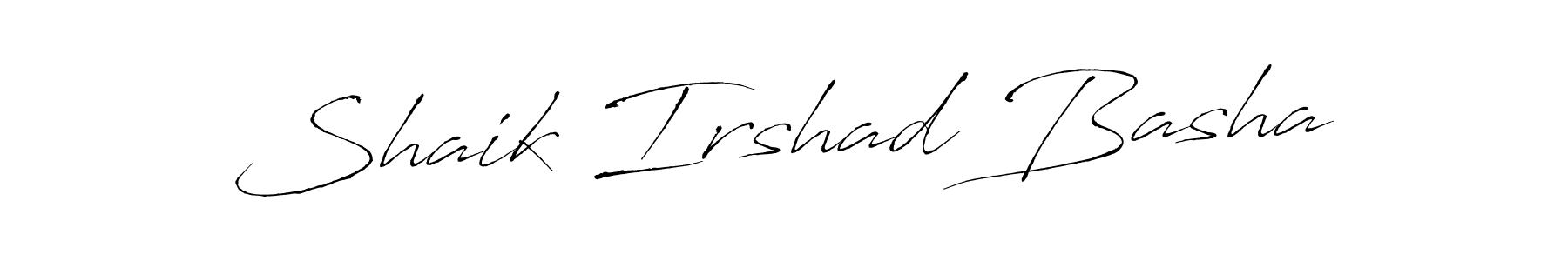 Design your own signature with our free online signature maker. With this signature software, you can create a handwritten (Antro_Vectra) signature for name Shaik Irshad Basha. Shaik Irshad Basha signature style 6 images and pictures png