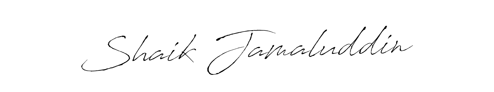 Make a short Shaik Jamaluddin signature style. Manage your documents anywhere anytime using Antro_Vectra. Create and add eSignatures, submit forms, share and send files easily. Shaik Jamaluddin signature style 6 images and pictures png