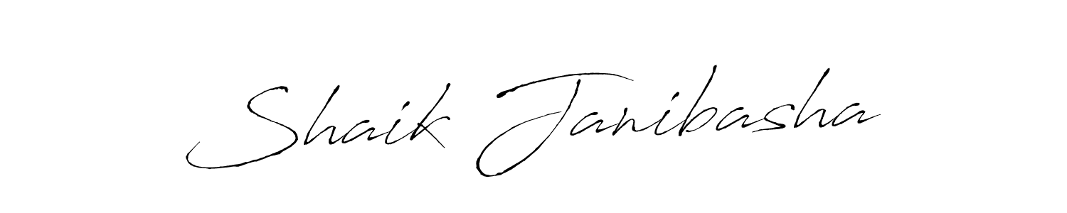 It looks lik you need a new signature style for name Shaik Janibasha. Design unique handwritten (Antro_Vectra) signature with our free signature maker in just a few clicks. Shaik Janibasha signature style 6 images and pictures png