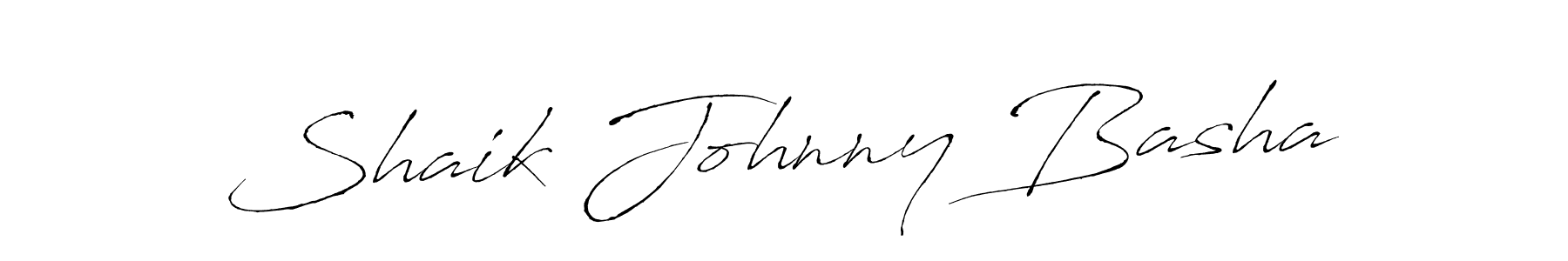 Also we have Shaik Johnny Basha name is the best signature style. Create professional handwritten signature collection using Antro_Vectra autograph style. Shaik Johnny Basha signature style 6 images and pictures png