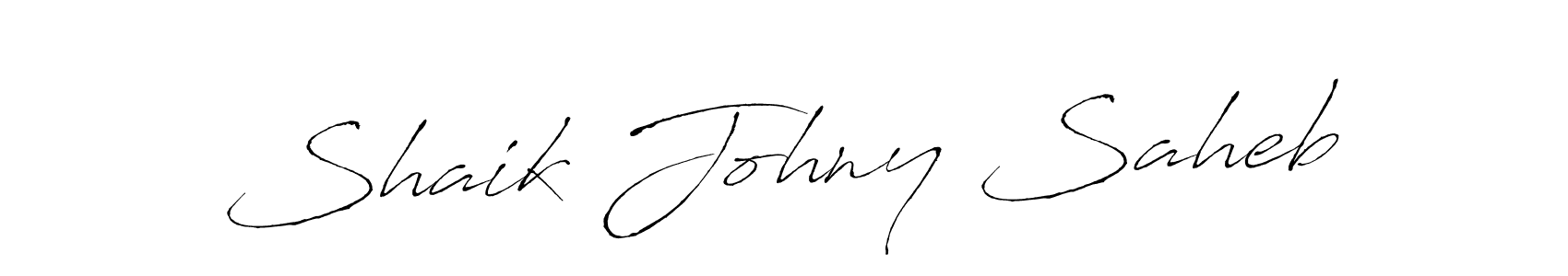 Shaik Johny Saheb stylish signature style. Best Handwritten Sign (Antro_Vectra) for my name. Handwritten Signature Collection Ideas for my name Shaik Johny Saheb. Shaik Johny Saheb signature style 6 images and pictures png