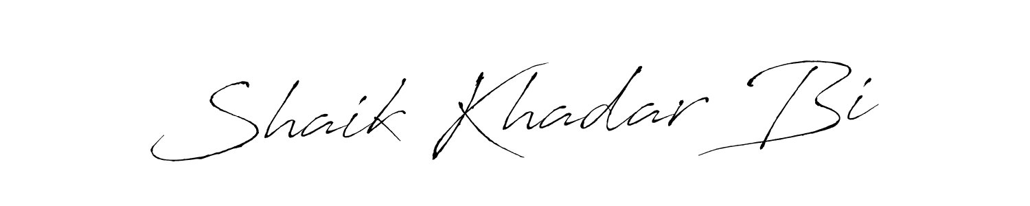 Make a beautiful signature design for name Shaik Khadar Bi. Use this online signature maker to create a handwritten signature for free. Shaik Khadar Bi signature style 6 images and pictures png