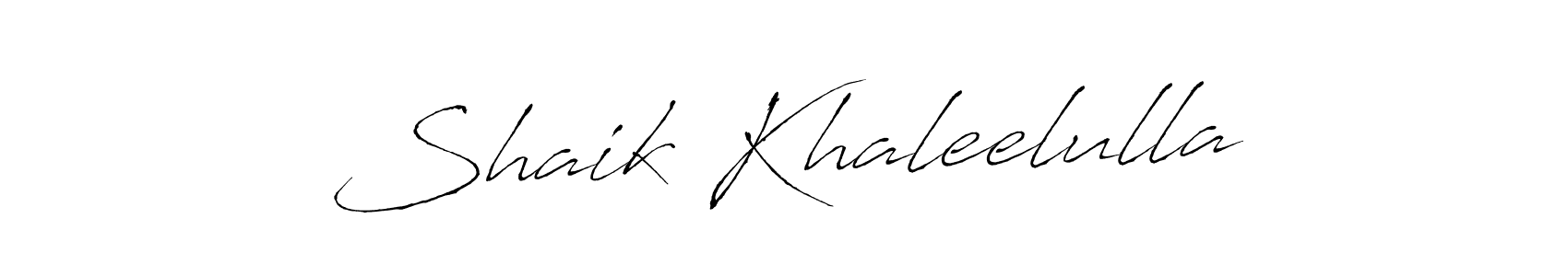 Make a short Shaik Khaleelulla signature style. Manage your documents anywhere anytime using Antro_Vectra. Create and add eSignatures, submit forms, share and send files easily. Shaik Khaleelulla signature style 6 images and pictures png
