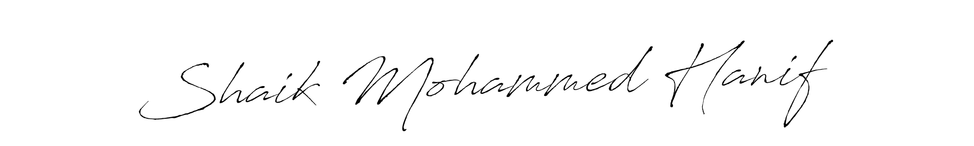 Once you've used our free online signature maker to create your best signature Antro_Vectra style, it's time to enjoy all of the benefits that Shaik Mohammed Hanif name signing documents. Shaik Mohammed Hanif signature style 6 images and pictures png