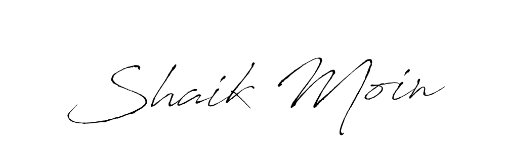 How to make Shaik Moin signature? Antro_Vectra is a professional autograph style. Create handwritten signature for Shaik Moin name. Shaik Moin signature style 6 images and pictures png