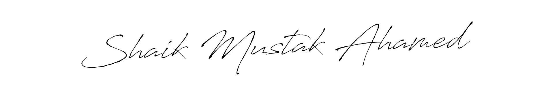 Also we have Shaik Mustak Ahamed name is the best signature style. Create professional handwritten signature collection using Antro_Vectra autograph style. Shaik Mustak Ahamed signature style 6 images and pictures png