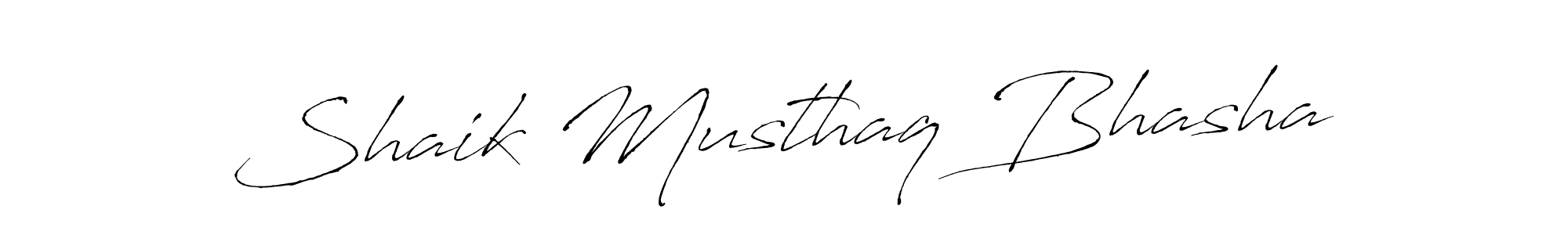 Use a signature maker to create a handwritten signature online. With this signature software, you can design (Antro_Vectra) your own signature for name Shaik Musthaq Bhasha. Shaik Musthaq Bhasha signature style 6 images and pictures png