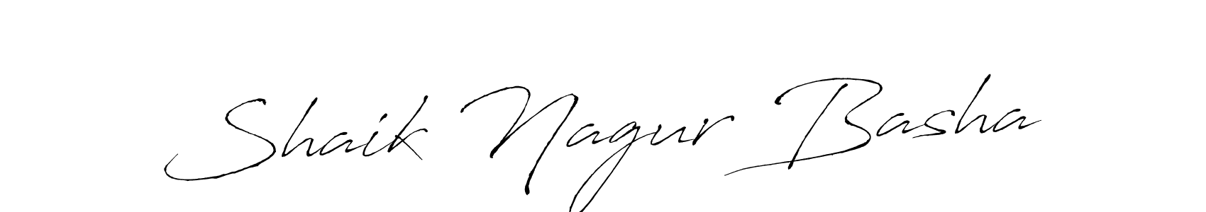 Design your own signature with our free online signature maker. With this signature software, you can create a handwritten (Antro_Vectra) signature for name Shaik Nagur Basha. Shaik Nagur Basha signature style 6 images and pictures png