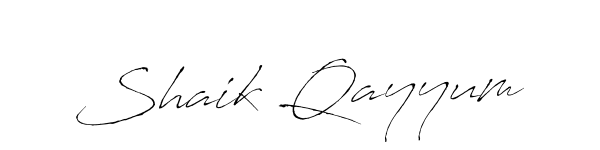 Similarly Antro_Vectra is the best handwritten signature design. Signature creator online .You can use it as an online autograph creator for name Shaik Qayyum. Shaik Qayyum signature style 6 images and pictures png
