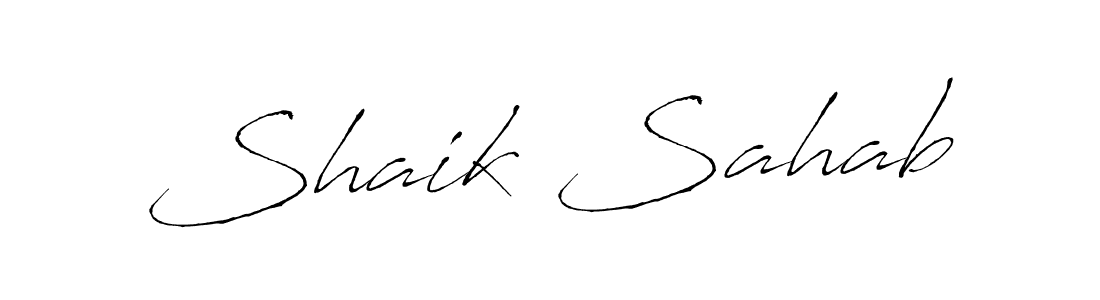 Use a signature maker to create a handwritten signature online. With this signature software, you can design (Antro_Vectra) your own signature for name Shaik Sahab. Shaik Sahab signature style 6 images and pictures png