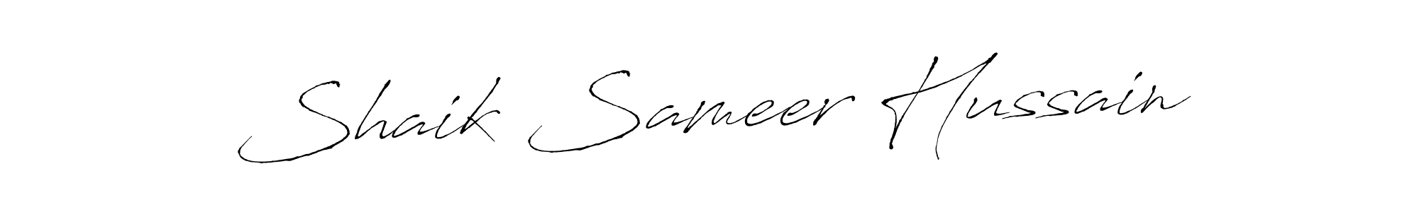 It looks lik you need a new signature style for name Shaik Sameer Hussain. Design unique handwritten (Antro_Vectra) signature with our free signature maker in just a few clicks. Shaik Sameer Hussain signature style 6 images and pictures png