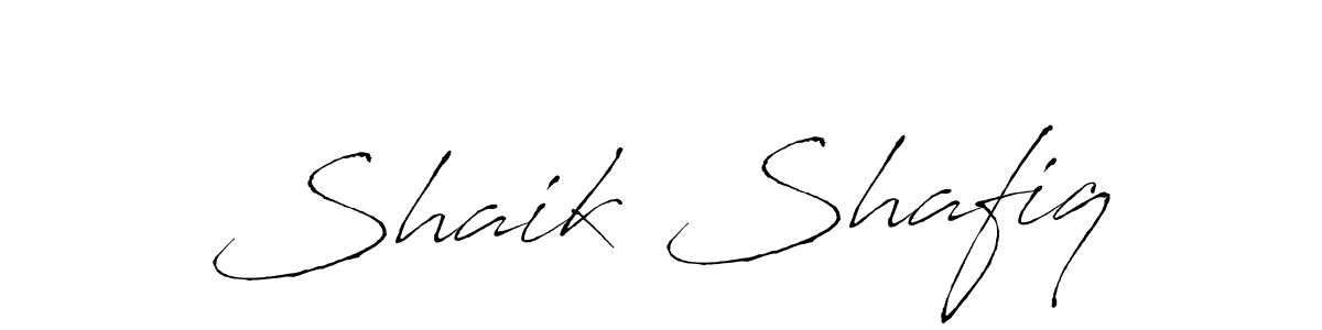 Also we have Shaik Shafiq name is the best signature style. Create professional handwritten signature collection using Antro_Vectra autograph style. Shaik Shafiq signature style 6 images and pictures png