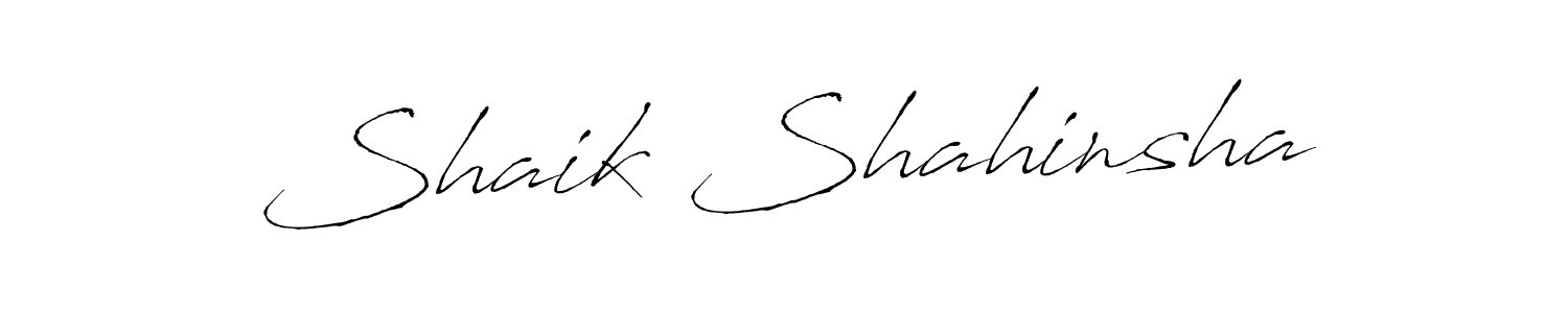 Also we have Shaik Shahinsha name is the best signature style. Create professional handwritten signature collection using Antro_Vectra autograph style. Shaik Shahinsha signature style 6 images and pictures png