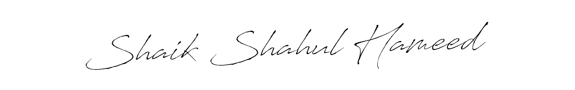 Shaik Shahul Hameed stylish signature style. Best Handwritten Sign (Antro_Vectra) for my name. Handwritten Signature Collection Ideas for my name Shaik Shahul Hameed. Shaik Shahul Hameed signature style 6 images and pictures png