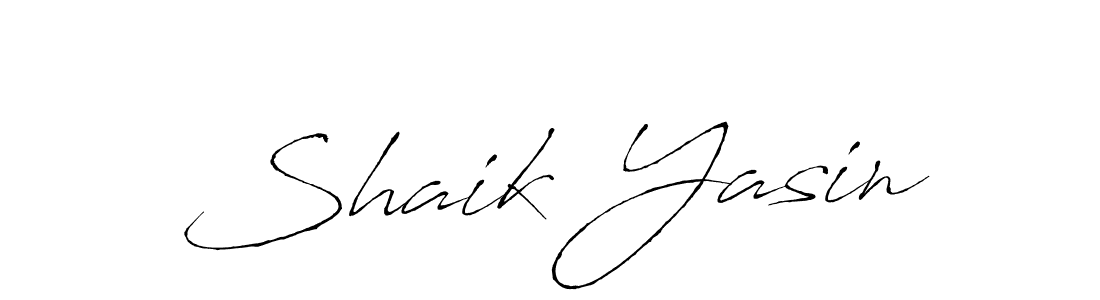 Also we have Shaik Yasin name is the best signature style. Create professional handwritten signature collection using Antro_Vectra autograph style. Shaik Yasin signature style 6 images and pictures png
