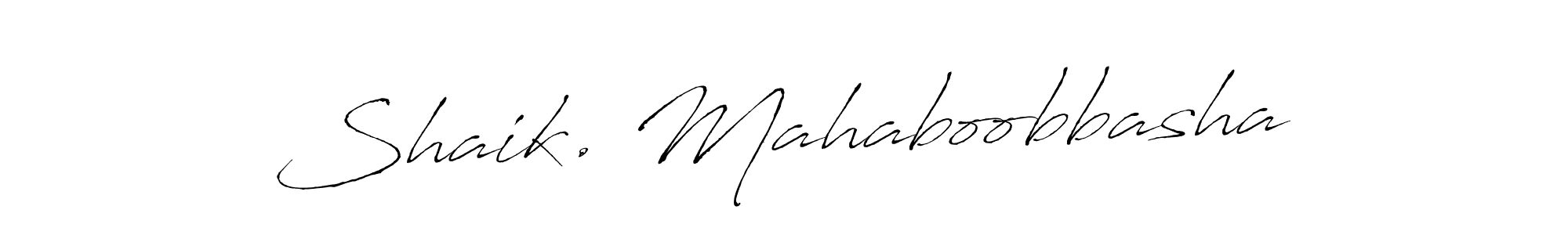 How to make Shaik. Mahaboobbasha signature? Antro_Vectra is a professional autograph style. Create handwritten signature for Shaik. Mahaboobbasha name. Shaik. Mahaboobbasha signature style 6 images and pictures png