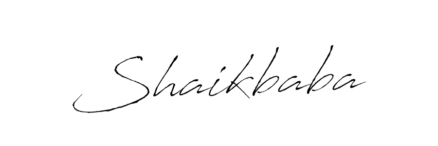 Make a beautiful signature design for name Shaikbaba. With this signature (Antro_Vectra) style, you can create a handwritten signature for free. Shaikbaba signature style 6 images and pictures png