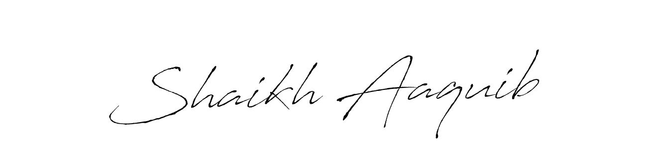How to make Shaikh Aaquib signature? Antro_Vectra is a professional autograph style. Create handwritten signature for Shaikh Aaquib name. Shaikh Aaquib signature style 6 images and pictures png