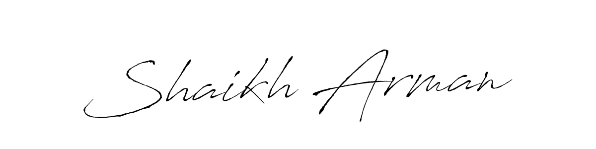 Also You can easily find your signature by using the search form. We will create Shaikh Arman name handwritten signature images for you free of cost using Antro_Vectra sign style. Shaikh Arman signature style 6 images and pictures png