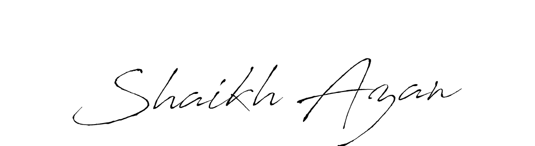 Use a signature maker to create a handwritten signature online. With this signature software, you can design (Antro_Vectra) your own signature for name Shaikh Azan. Shaikh Azan signature style 6 images and pictures png