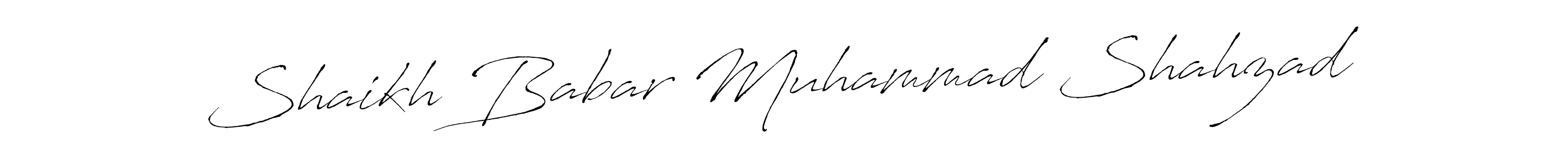 Use a signature maker to create a handwritten signature online. With this signature software, you can design (Antro_Vectra) your own signature for name Shaikh Babar Muhammad Shahzad. Shaikh Babar Muhammad Shahzad signature style 6 images and pictures png