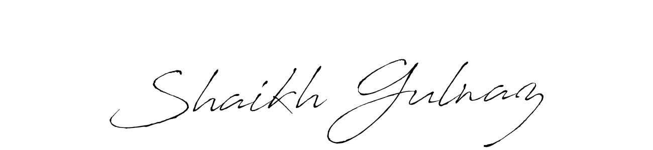 How to make Shaikh Gulnaz signature? Antro_Vectra is a professional autograph style. Create handwritten signature for Shaikh Gulnaz name. Shaikh Gulnaz signature style 6 images and pictures png