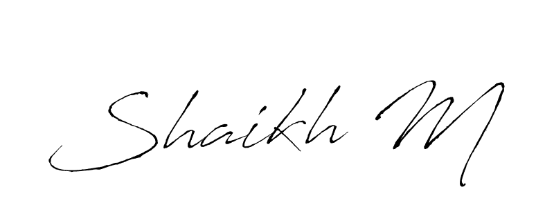 You should practise on your own different ways (Antro_Vectra) to write your name (Shaikh M) in signature. don't let someone else do it for you. Shaikh M signature style 6 images and pictures png