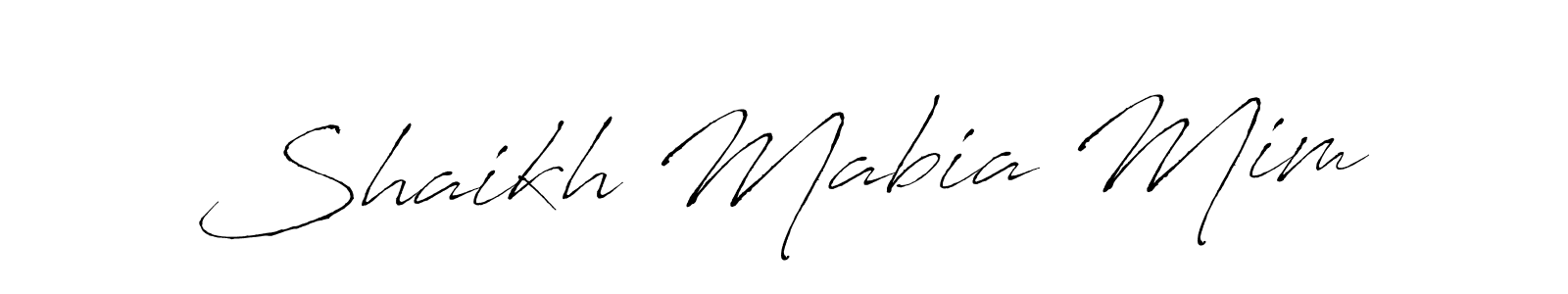 You can use this online signature creator to create a handwritten signature for the name Shaikh Mabia Mim. This is the best online autograph maker. Shaikh Mabia Mim signature style 6 images and pictures png