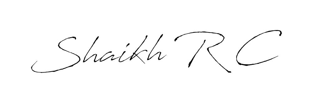 Here are the top 10 professional signature styles for the name Shaikh R C. These are the best autograph styles you can use for your name. Shaikh R C signature style 6 images and pictures png