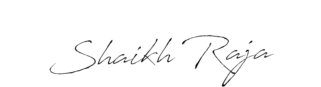 Shaikh Raja stylish signature style. Best Handwritten Sign (Antro_Vectra) for my name. Handwritten Signature Collection Ideas for my name Shaikh Raja. Shaikh Raja signature style 6 images and pictures png