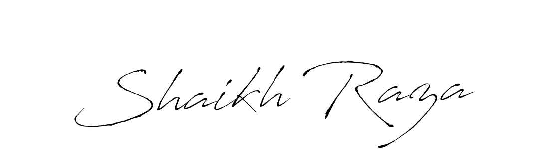 Use a signature maker to create a handwritten signature online. With this signature software, you can design (Antro_Vectra) your own signature for name Shaikh Raza. Shaikh Raza signature style 6 images and pictures png