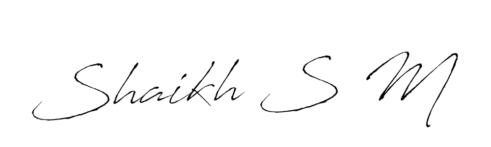 How to Draw Shaikh S M signature style? Antro_Vectra is a latest design signature styles for name Shaikh S M. Shaikh S M signature style 6 images and pictures png