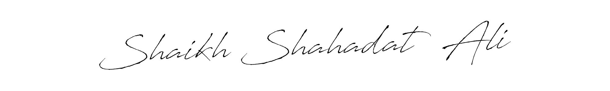 Shaikh Shahadat  Ali stylish signature style. Best Handwritten Sign (Antro_Vectra) for my name. Handwritten Signature Collection Ideas for my name Shaikh Shahadat  Ali. Shaikh Shahadat  Ali signature style 6 images and pictures png