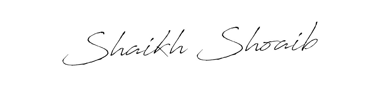 Also You can easily find your signature by using the search form. We will create Shaikh Shoaib name handwritten signature images for you free of cost using Antro_Vectra sign style. Shaikh Shoaib signature style 6 images and pictures png