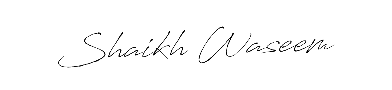 Also You can easily find your signature by using the search form. We will create Shaikh Waseem name handwritten signature images for you free of cost using Antro_Vectra sign style. Shaikh Waseem signature style 6 images and pictures png