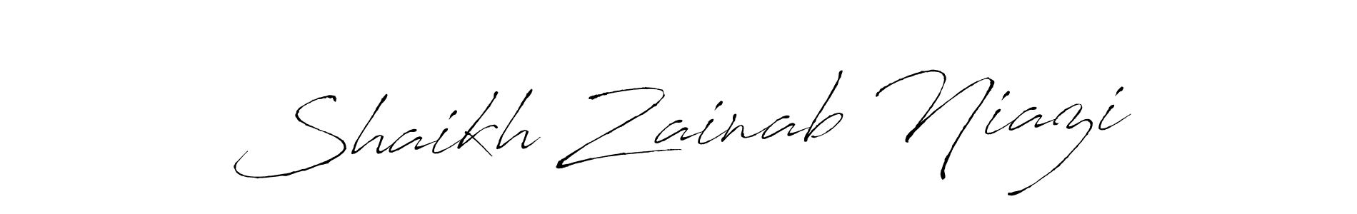 Also You can easily find your signature by using the search form. We will create Shaikh Zainab Niazi name handwritten signature images for you free of cost using Antro_Vectra sign style. Shaikh Zainab Niazi signature style 6 images and pictures png
