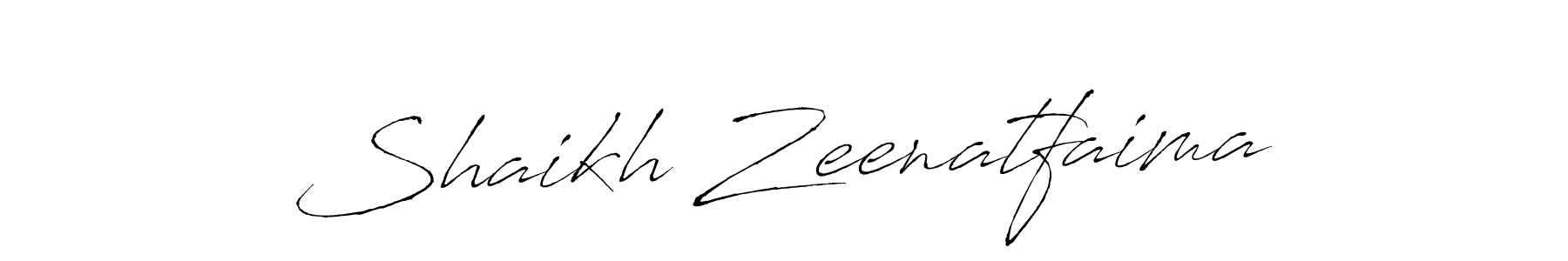 Antro_Vectra is a professional signature style that is perfect for those who want to add a touch of class to their signature. It is also a great choice for those who want to make their signature more unique. Get Shaikh Zeenatfaima name to fancy signature for free. Shaikh Zeenatfaima signature style 6 images and pictures png