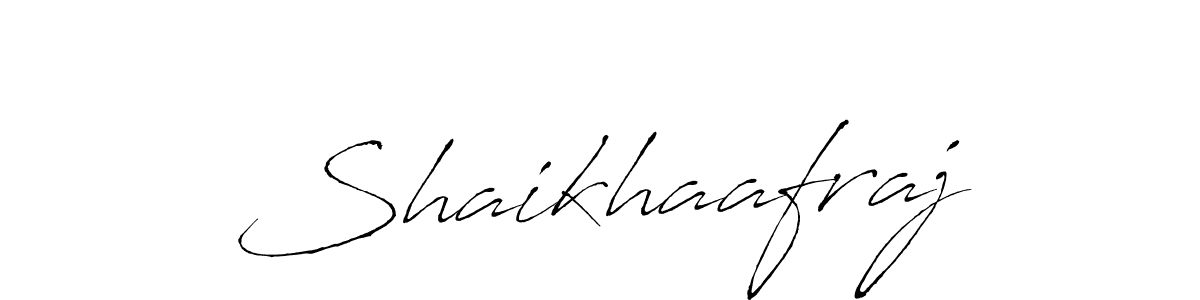 It looks lik you need a new signature style for name Shaikhaafraj. Design unique handwritten (Antro_Vectra) signature with our free signature maker in just a few clicks. Shaikhaafraj signature style 6 images and pictures png