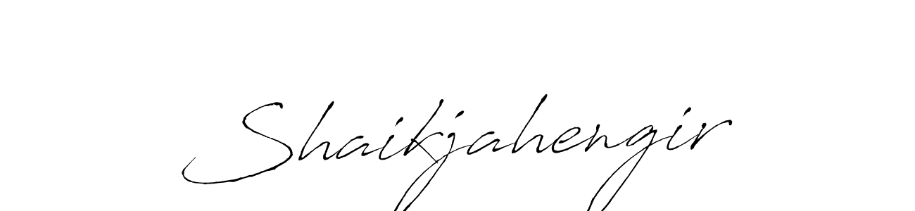 Create a beautiful signature design for name Shaikjahengir. With this signature (Antro_Vectra) fonts, you can make a handwritten signature for free. Shaikjahengir signature style 6 images and pictures png