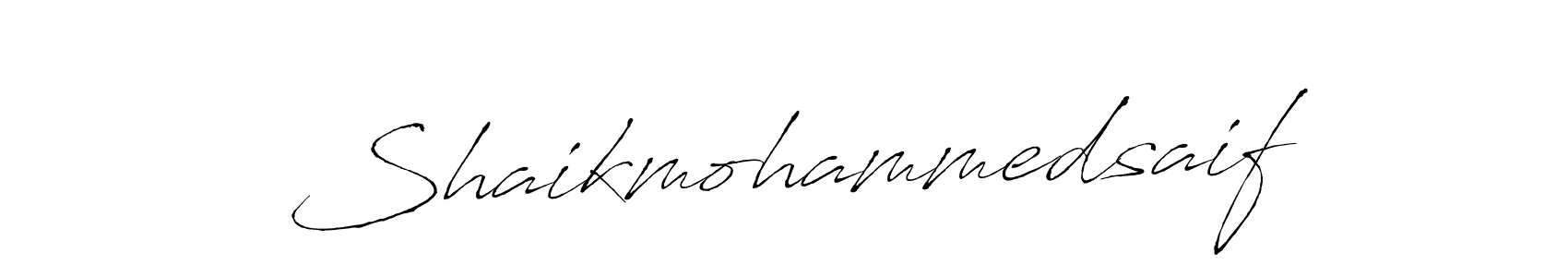 How to make Shaikmohammedsaif signature? Antro_Vectra is a professional autograph style. Create handwritten signature for Shaikmohammedsaif name. Shaikmohammedsaif signature style 6 images and pictures png