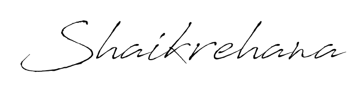 The Antro_Vectra font gives name Shaikrehana a signature that looks effortless yet distinguished. Download high-res PNG instantly. Shaikrehana signature style 6 images and pictures png