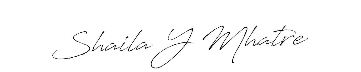 It looks lik you need a new signature style for name Shaila Y Mhatre. Design unique handwritten (Antro_Vectra) signature with our free signature maker in just a few clicks. Shaila Y Mhatre signature style 6 images and pictures png