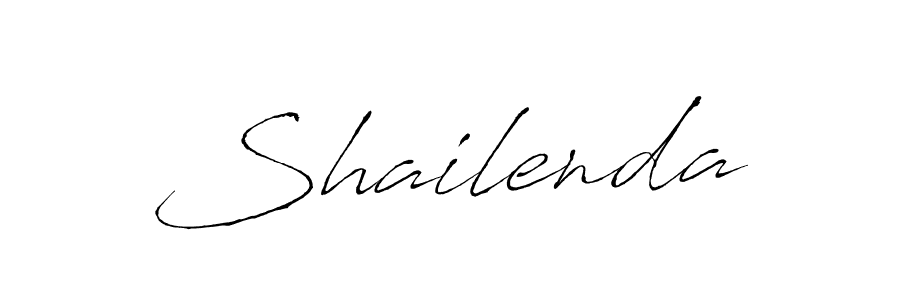 Shailenda stylish signature style. Best Handwritten Sign (Antro_Vectra) for my name. Handwritten Signature Collection Ideas for my name Shailenda. Shailenda signature style 6 images and pictures png